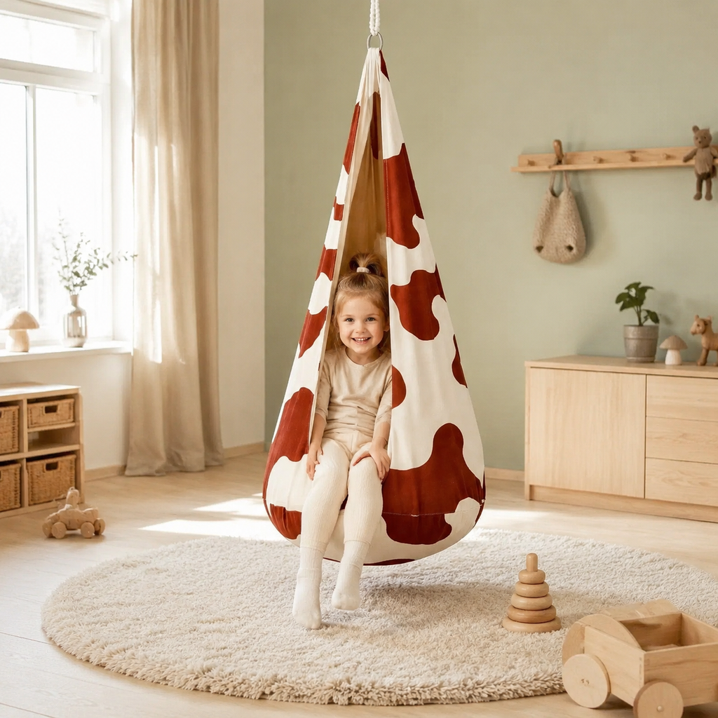 Kokonschaukel Kuh im Kinderzimmer – bees&blooms
