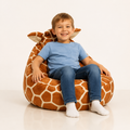Kinder-Teddysessel Giraffe mit Kind im Studio – bees&blooms