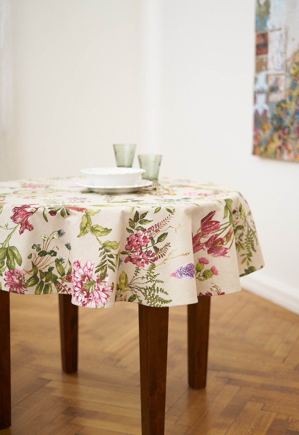 Runde Tischdecke Botanico – Originalansicht 1