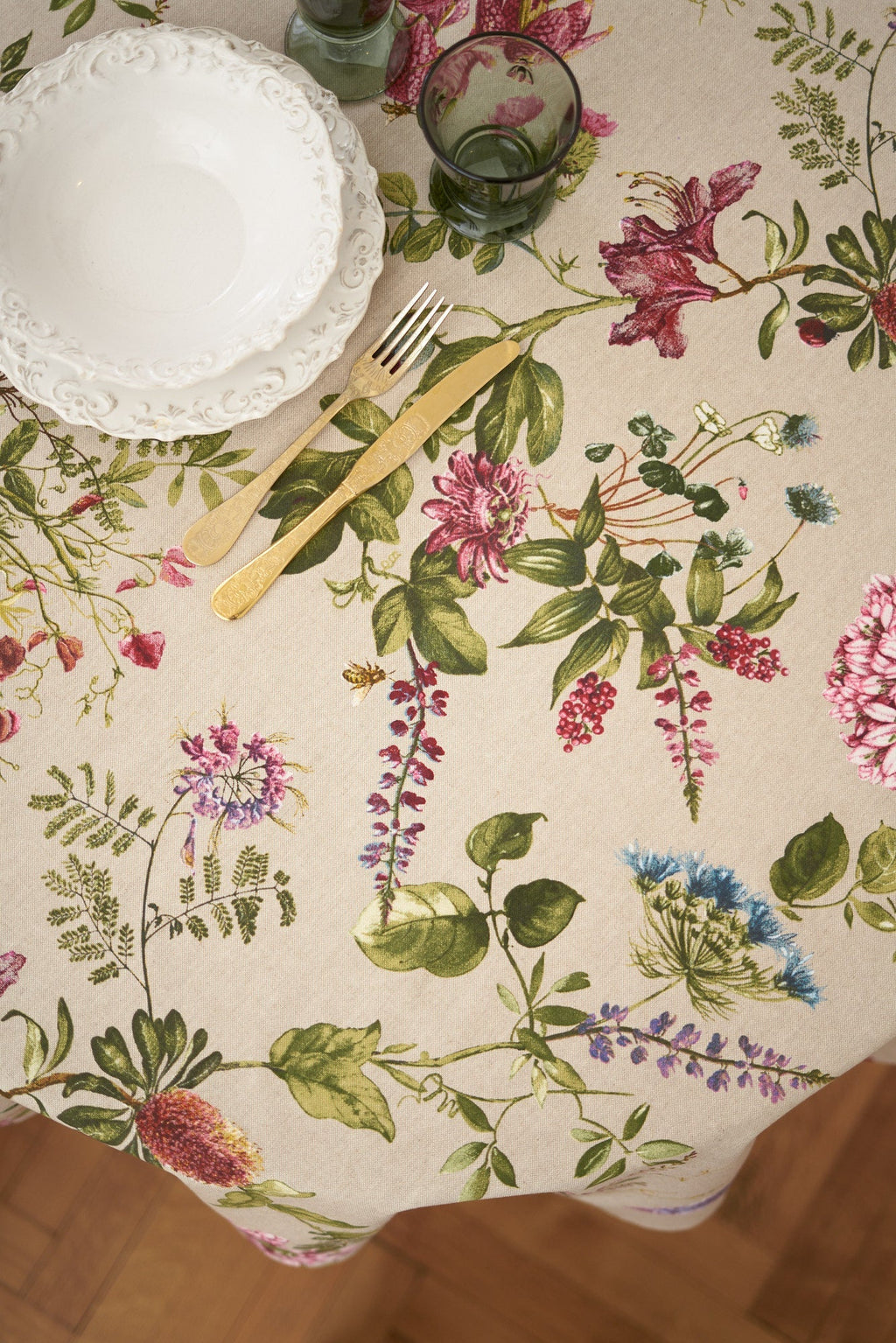 Runde Tischdecke Botanico – Originalansicht 4