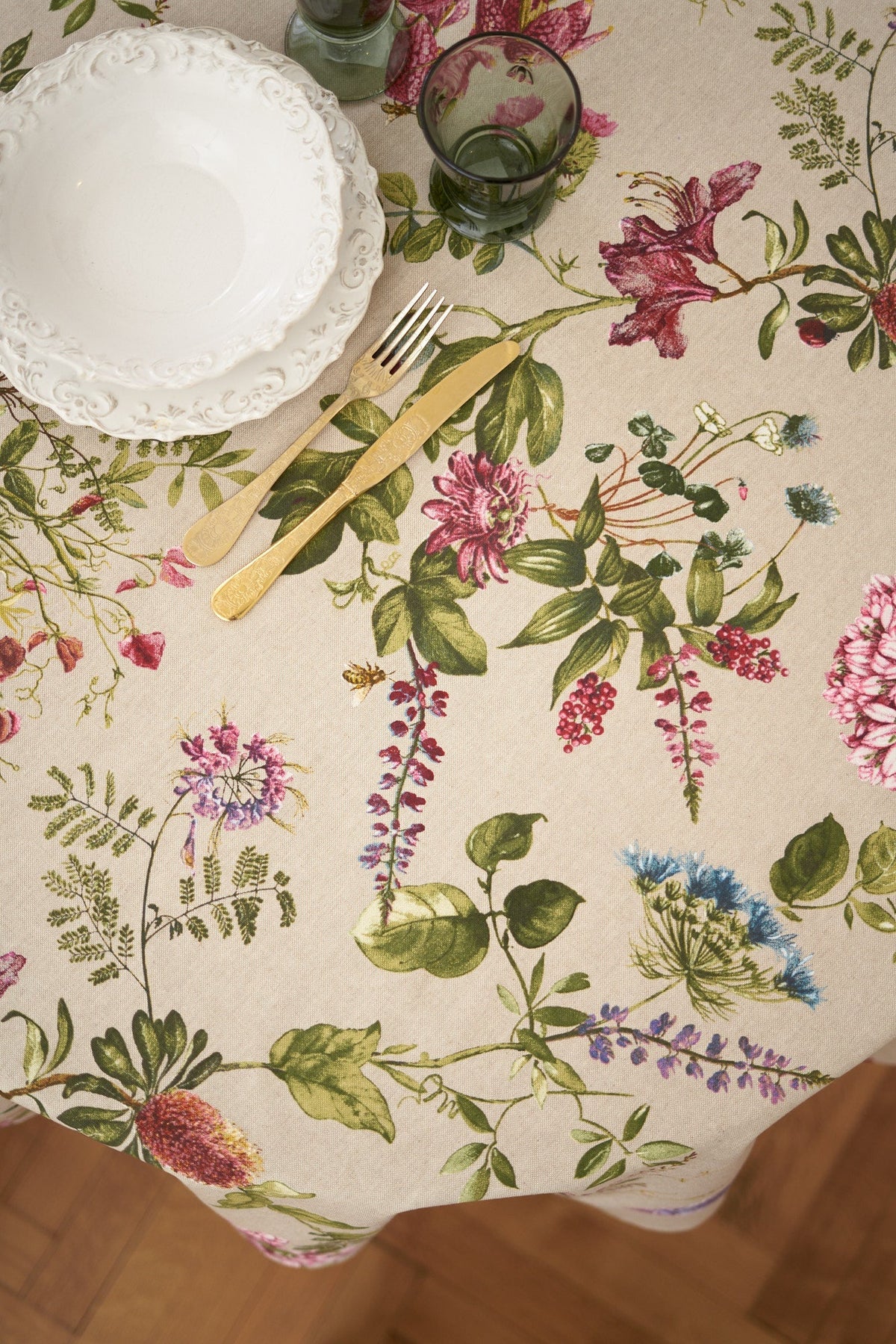 Runde Tischdecke Botanico – Originalansicht 4