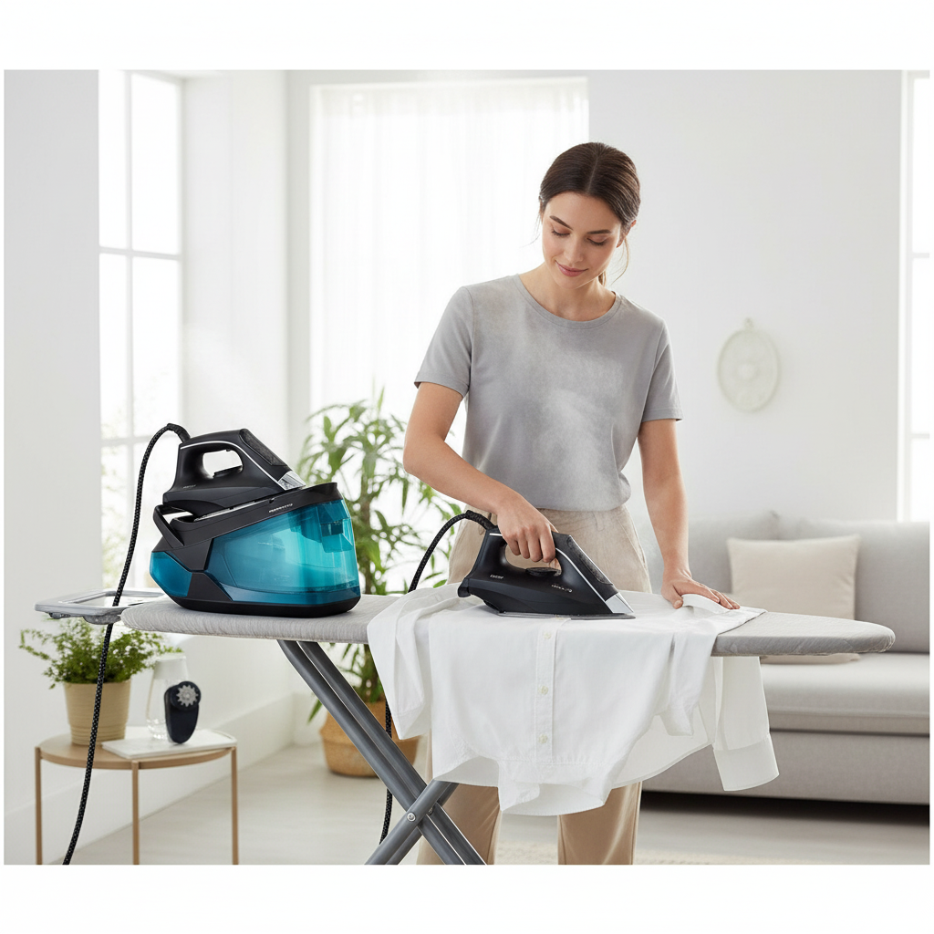 Bügeleisenstation Rowenta VR8316 Edelstahl 2400 W