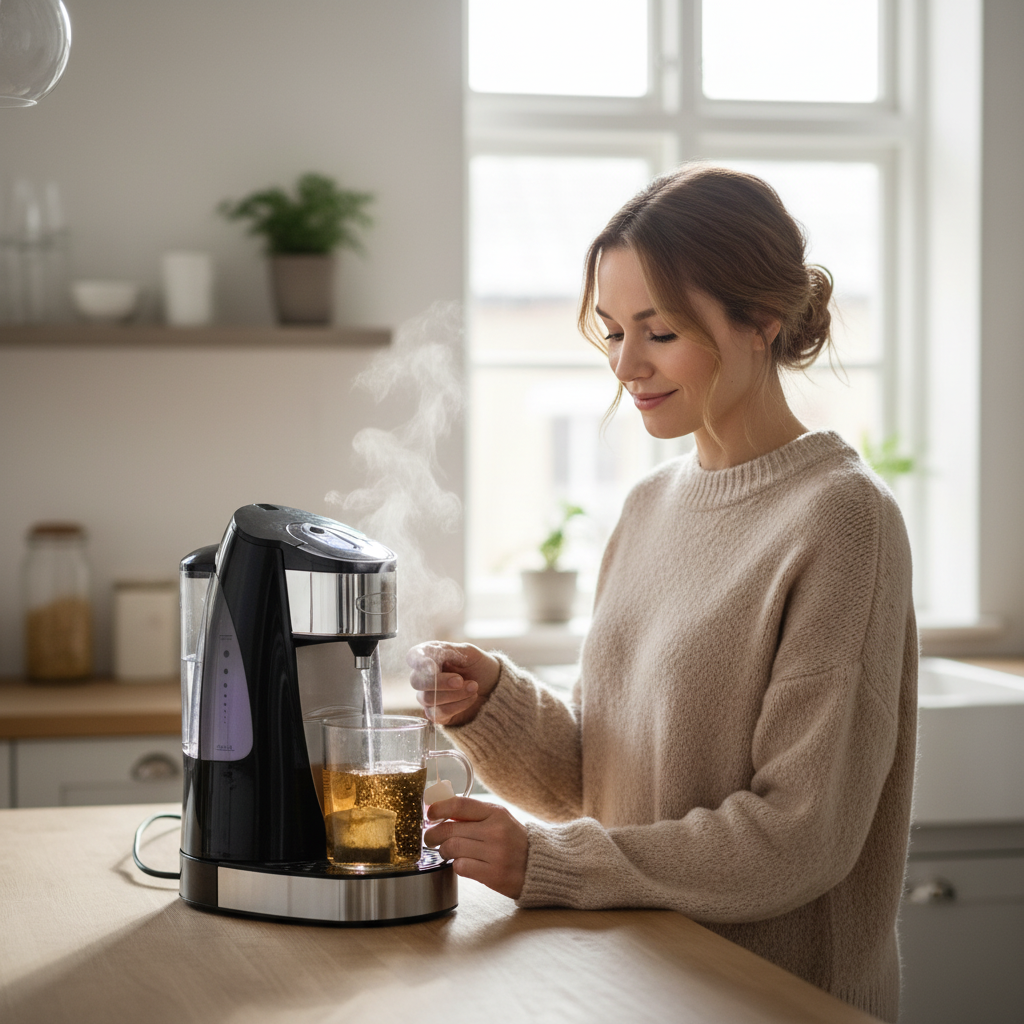 Teekanne DOMO DO482WK 1,5 L Weiß Schwarz Edelstahl (1 Stücke)