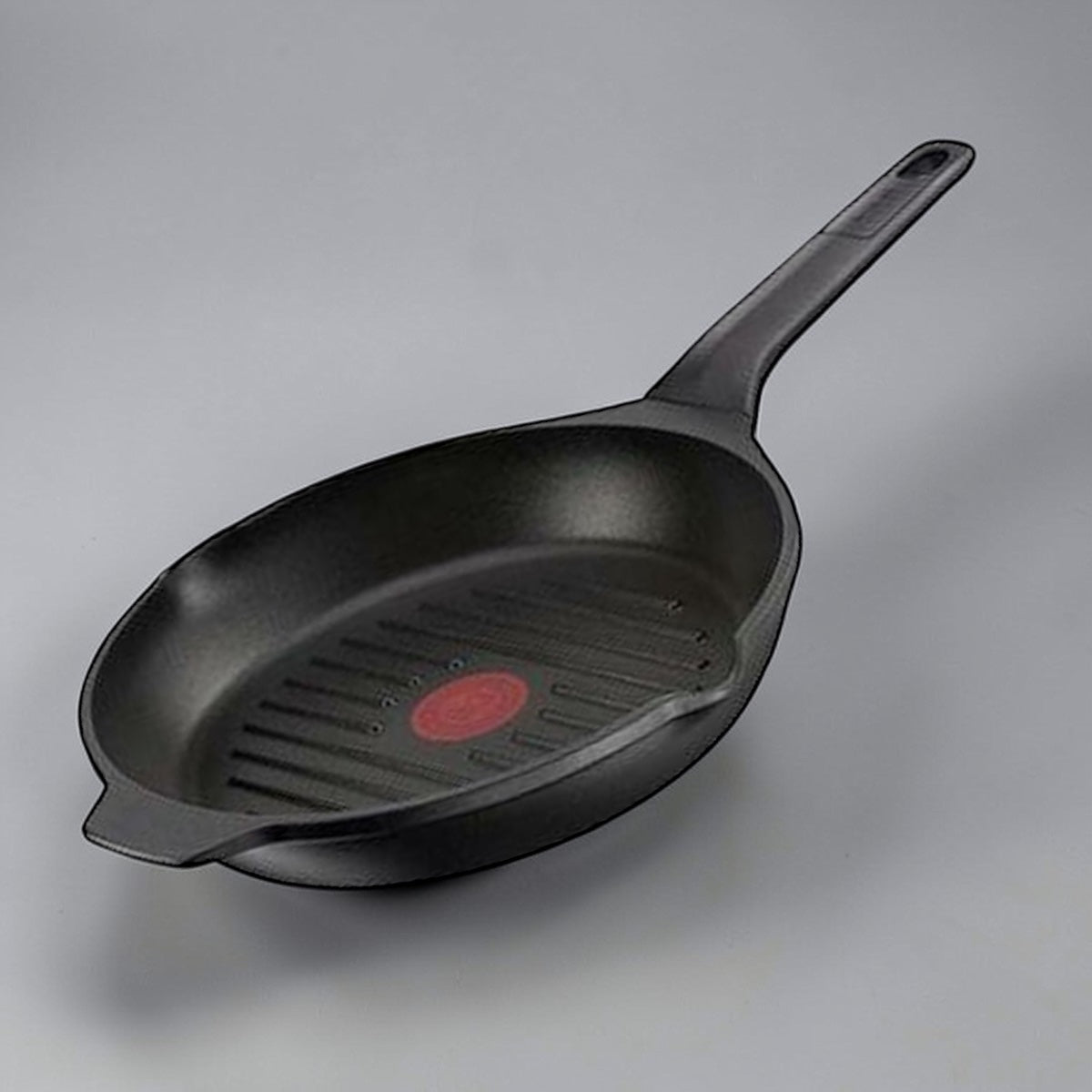 Tefal Grillpfanne mit Antihaftbeschichtung und Thermo-Signal für perfektes Braten von Fleisch und Gemüse