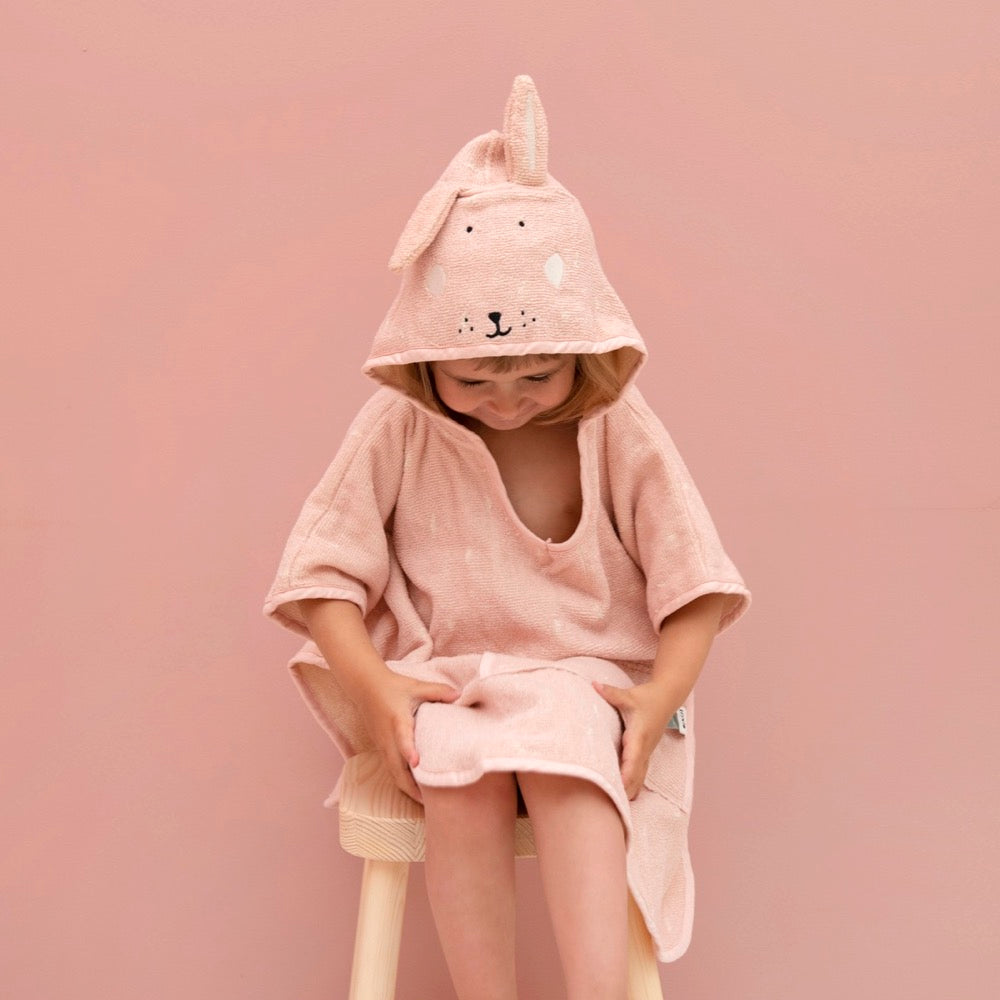 Kinder-Badeponcho aus Bio-Baumwolle – Mrs. Rabbit – Originalansicht 1