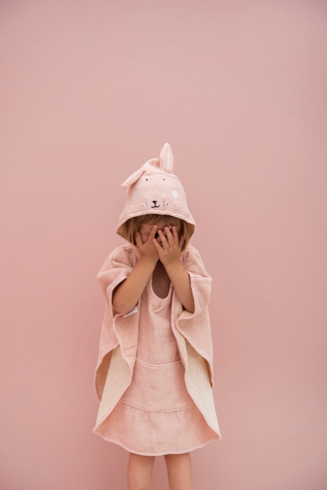 Kinder-Badeponcho aus Bio-Baumwolle – Mrs. Rabbit – Originalansicht 3