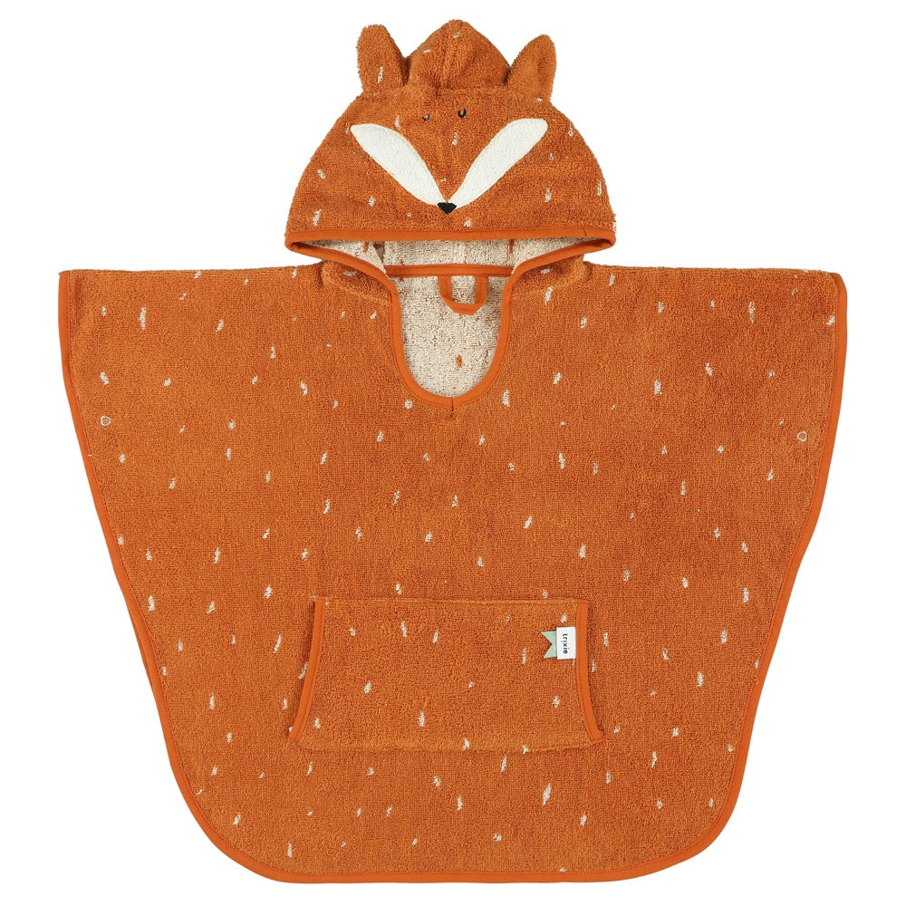 Kinder-Badeponcho aus Bio-Baumwolle – Mr. Fox – Originalansicht 3