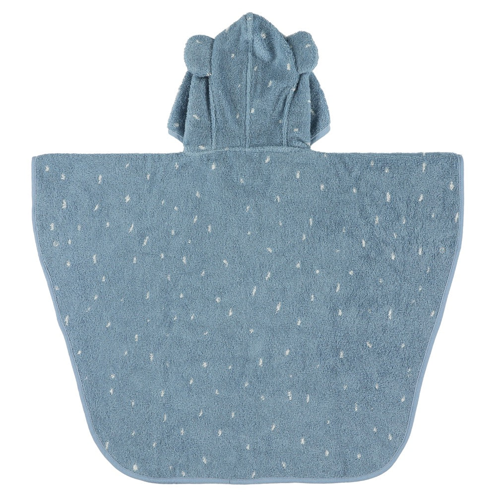 Kinder-Badeponcho Mrs. Elephant aus Bio-Baumwolle – Vorderansicht