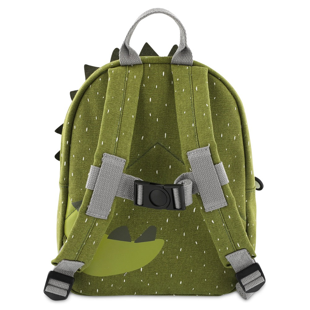 Kinder-Rucksack Mr. Dino mit Reißverschluss und Fronttasche