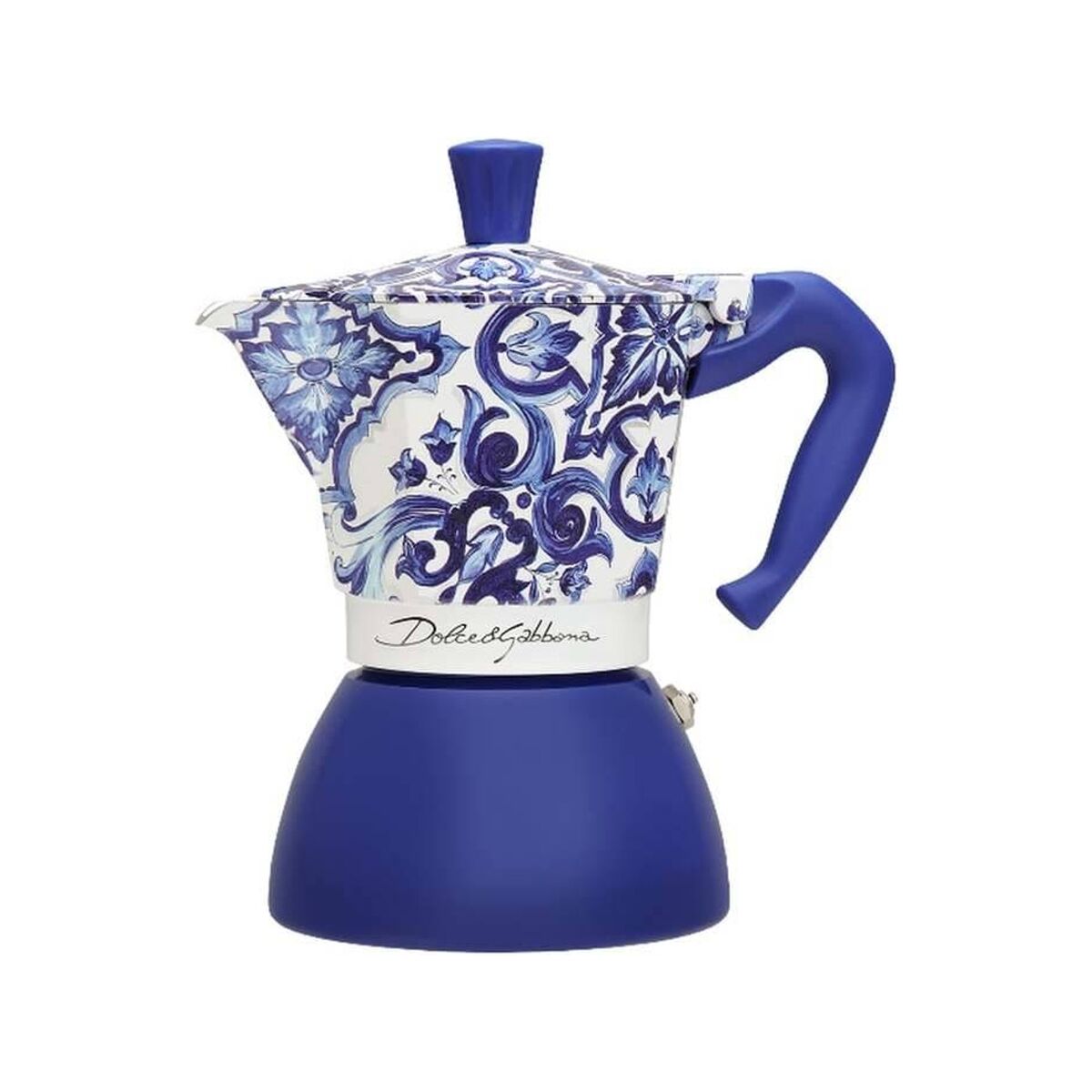 Bialetti Mokkakanne Dolce Gabbana blau 6 Tassen Aluminium Espressokocher Design
