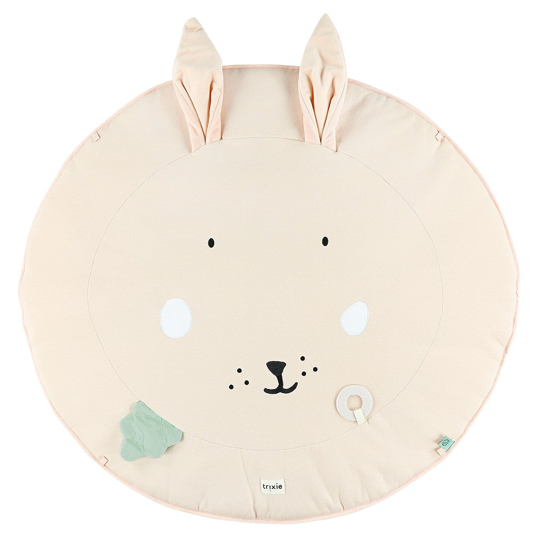 Trixie Baby-Spielmatte mit Spielbögen – Mrs. Rabbit – Detailaufnahme