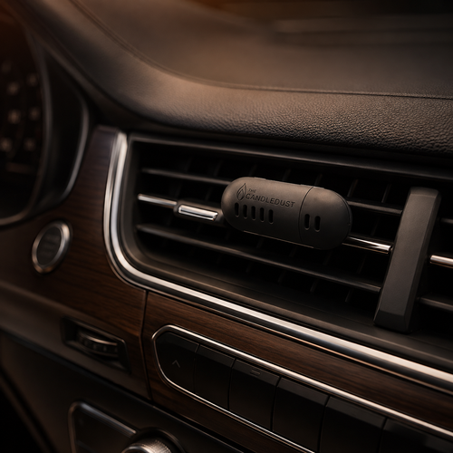 Candledust Autoduft Signature in einem eleganten Premium-Auto
