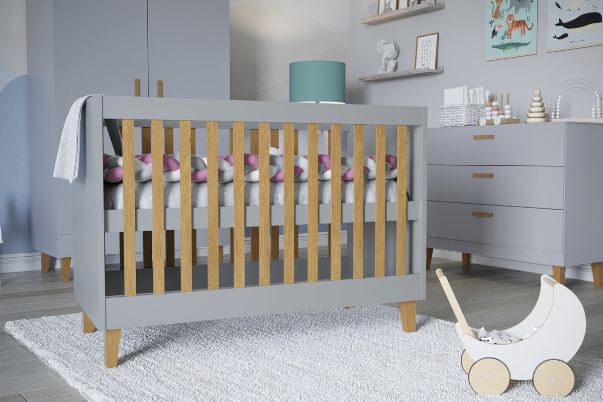 Babybett Kubi - Grau – Detailansicht 5 | Kocot Kids