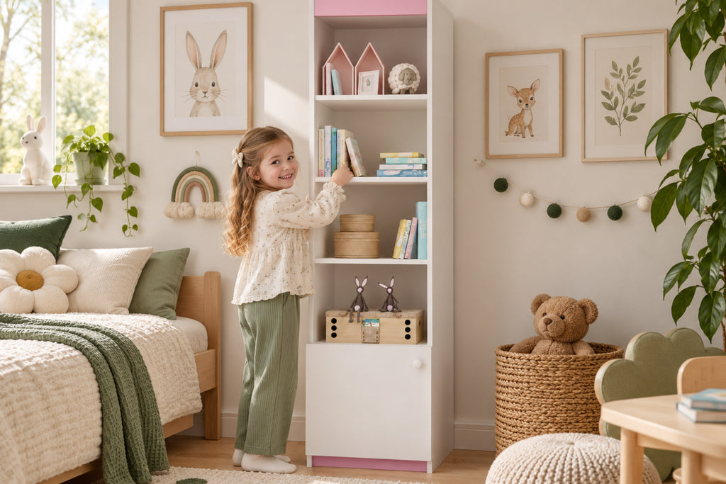 Babydreams Einzelregal – stilvoll im Kinderzimmer eingerichtet