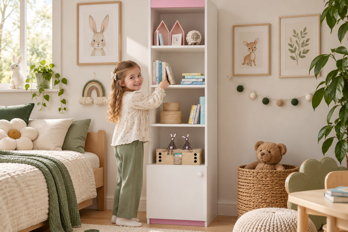 Babydreams Einzelregal – stilvoll im Kinderzimmer eingerichtet