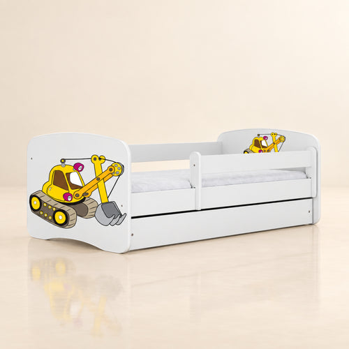 Babydreams Kinderbett – Bagger – Premium Produktansicht auf hellem Hintergrund