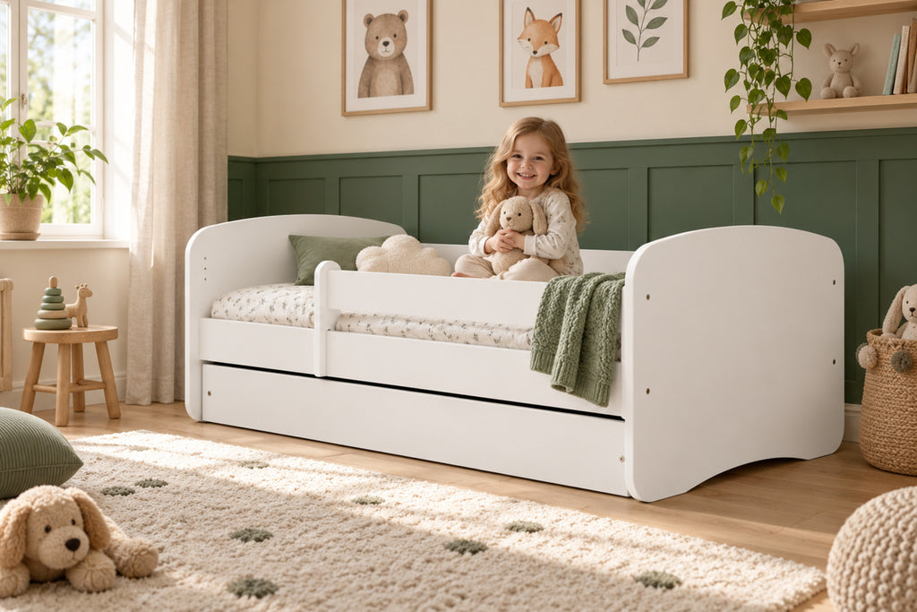 Babydreams Kinderbett – Ohne Motiv – stilvoll im Kinderzimmer eingerichtet