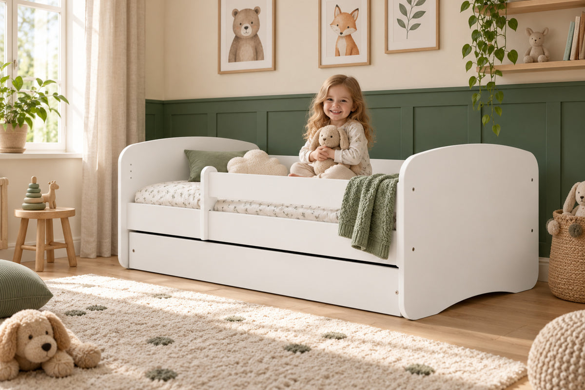 Babydreams Kinderbett – Ohne Motiv – stilvoll im Kinderzimmer eingerichtet