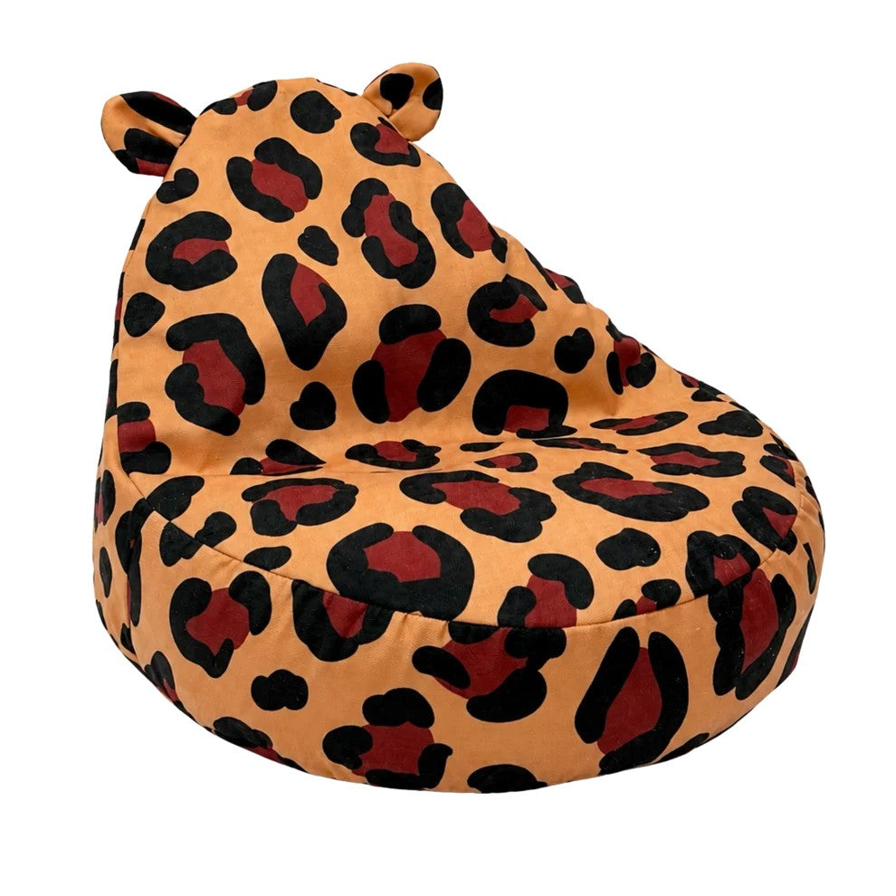 Kinder-Sitzsack Teddy Leopard Originalansicht – bees&blooms