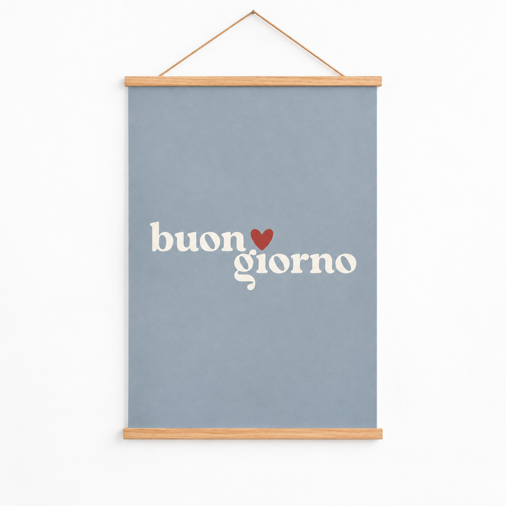 Italienisches Poster Buongiorno – Premium Produktbild