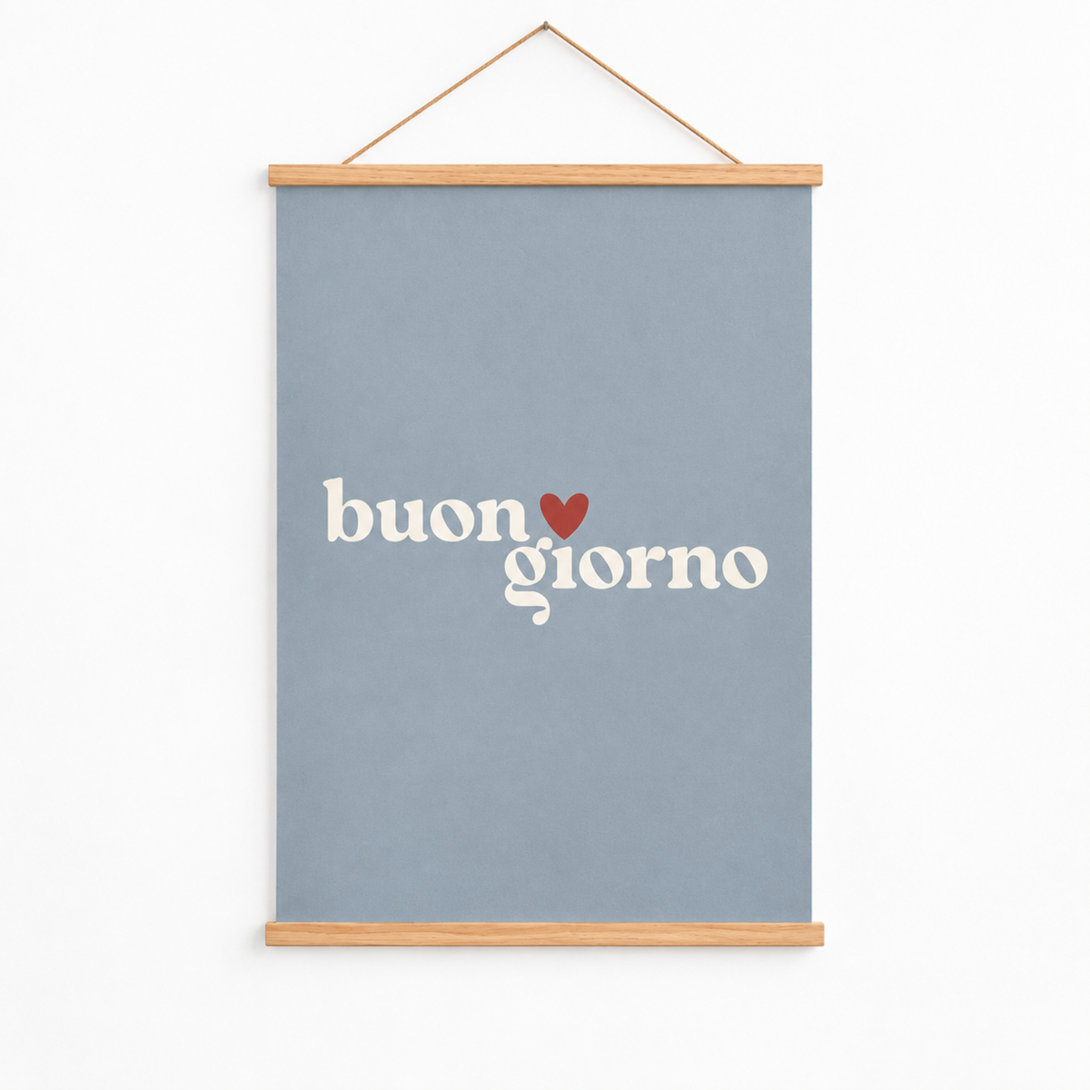 Italienisches Poster Buongiorno – Premium Produktbild
