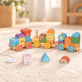 BusyKids Bauernhof-Stapelzug zum Nachziehen – Premium-Produktansicht