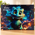 BusyKids Holzpuzzle Babydrache – 174 Teile – Premium-Produktansicht