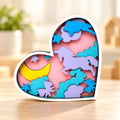 BusyKids Holzpuzzle-Bastelset Magic World – Herzform – Premium-Produktansicht