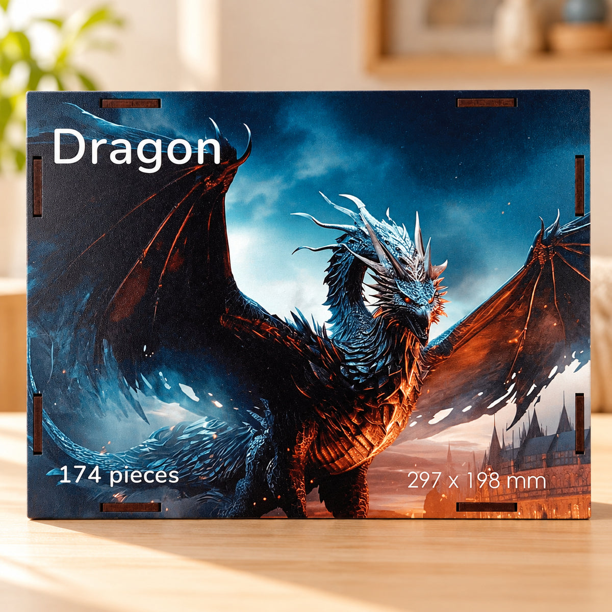 BusyKids Holzpuzzle Drache – 174 Teile – Premium-Produktansicht