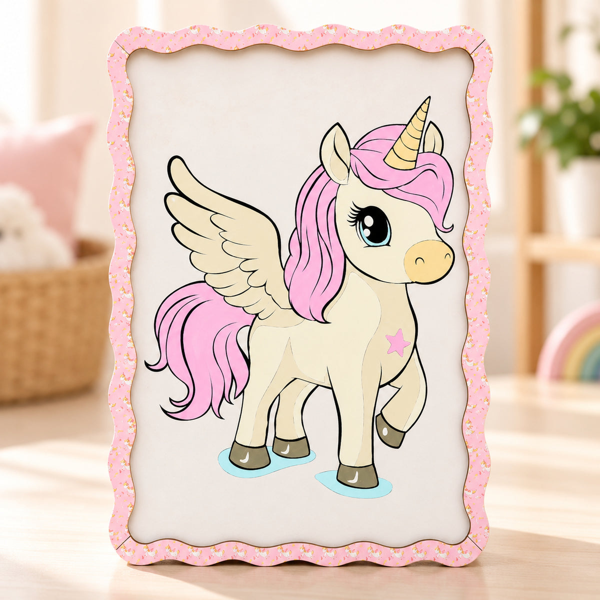 BusyKids Malen-nach-Zahlen-Set Einhorn – ab 4 Jahren – Premium-Produktansicht