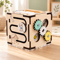 BusyKids Mini-Motorikwürfel aus Holz – ab 1 Jahr – Premium-Produktansicht