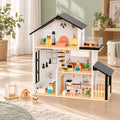 BusyKids NORDI Puppenhaus mit Möbeln – 3 Etagen – Premium-Produktansicht