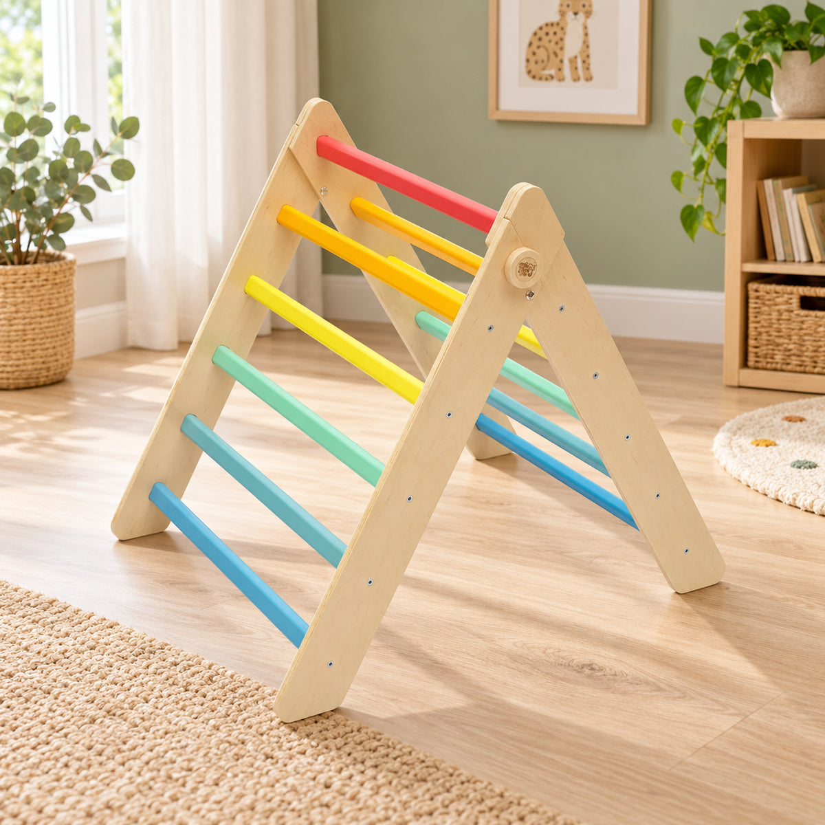 BusyKids Pikler-Kletterdreieck aus Holz – ab 1 Jahr – Premium-Produktansicht