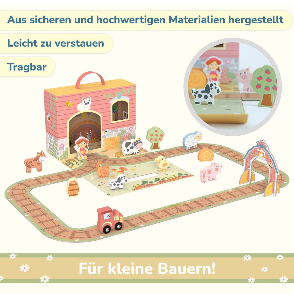 BusyKids Portable Farm Play Box
