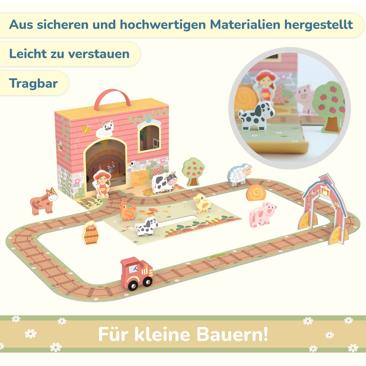 BusyKids Portable Farm Play Box