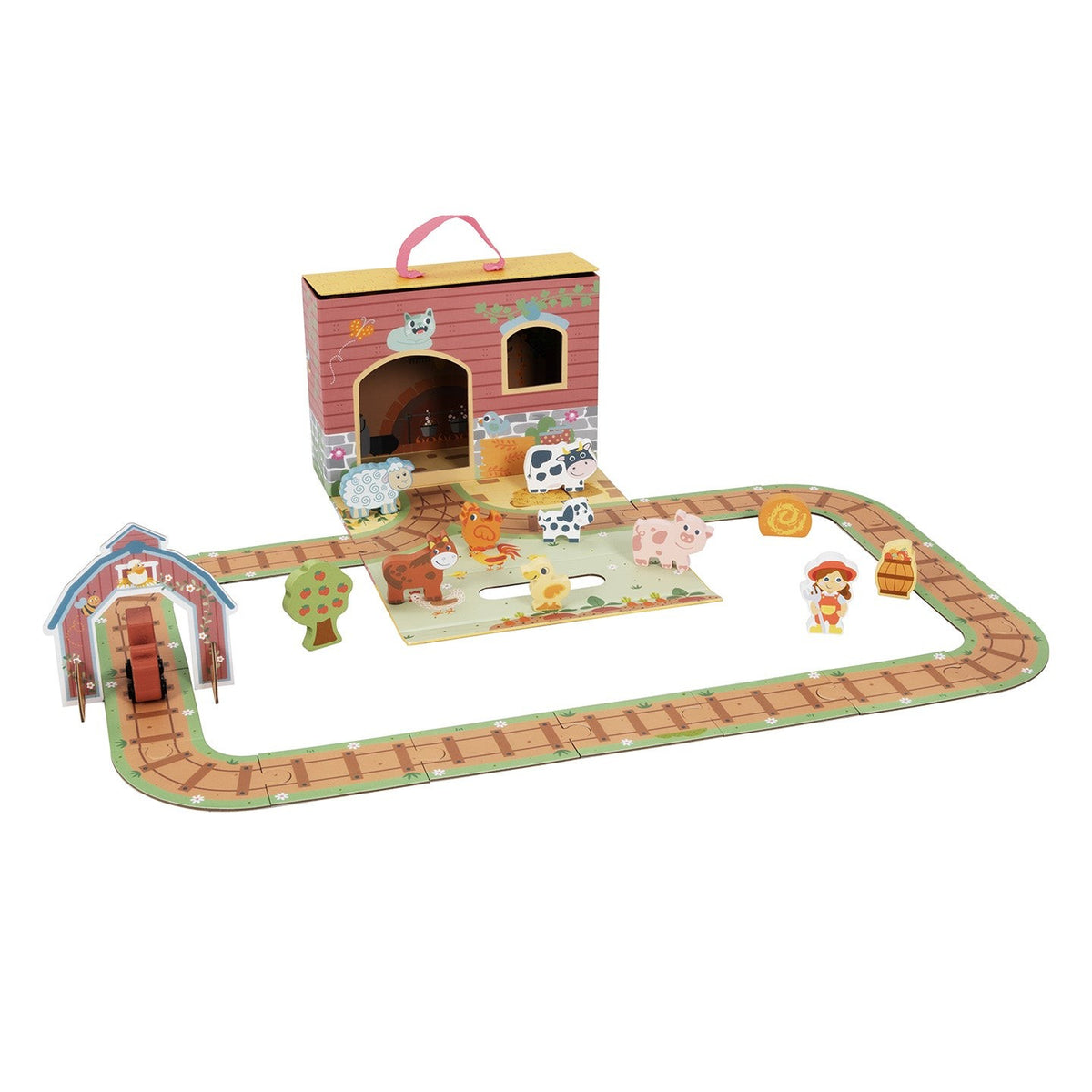 BusyKids Portable Farm Play Box