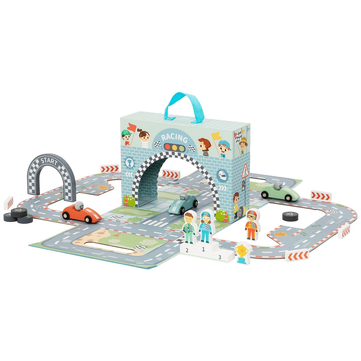BusyKids Portable Racing Play Box