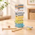 BusyKids Tier-Turmspiel mit bunten Spielblöcken – Premium-Produktansicht