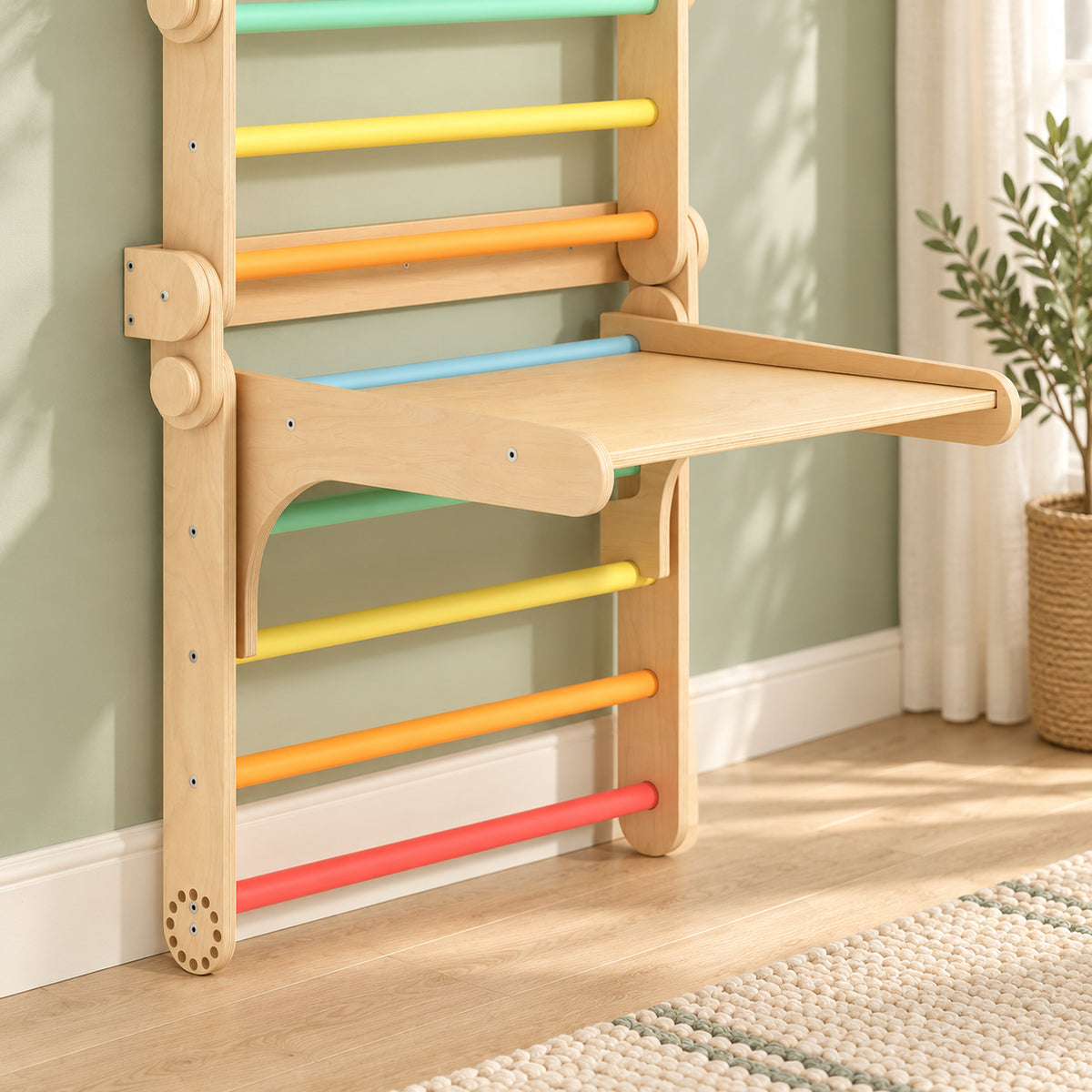 BusyKids Tischaufsatz für das Klettergerüst – Premium-Produktansicht