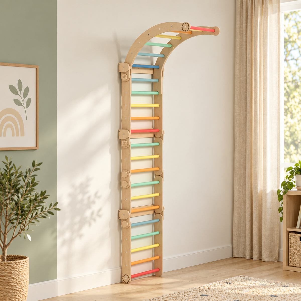 BusyKids Wandhalterungen für das Klettergerüst – Premium-Produktansicht