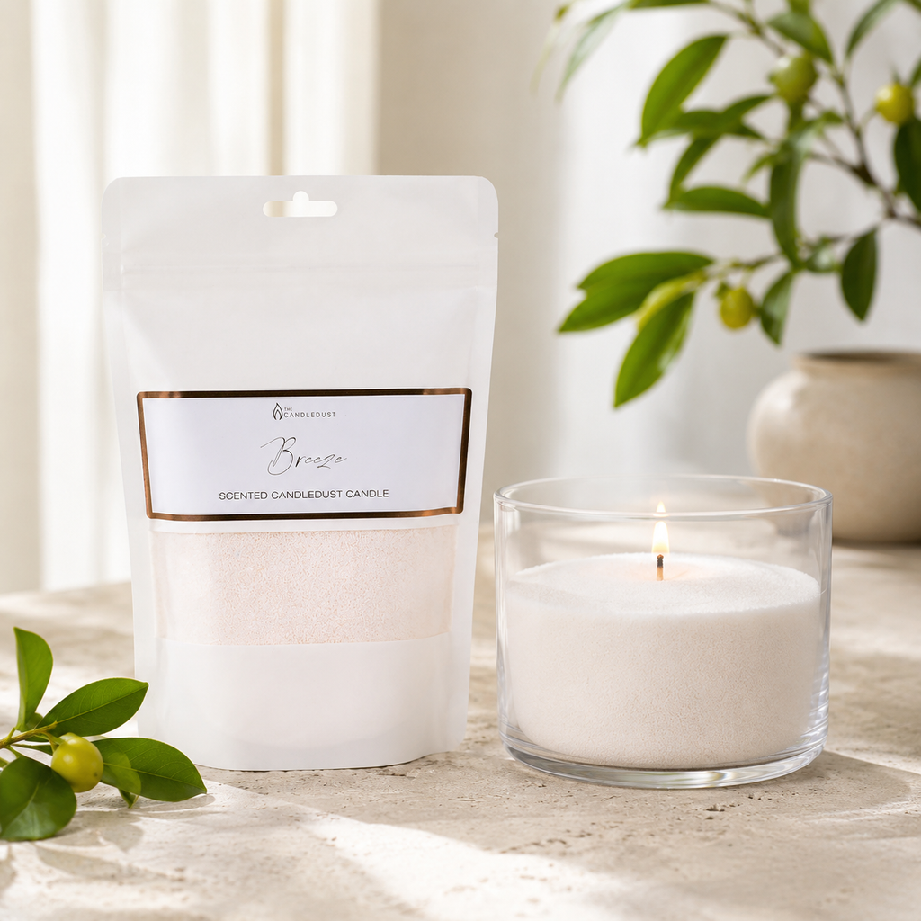 Candledust Breeze Nachfüllset – elegante helle Wohnatmosphäre