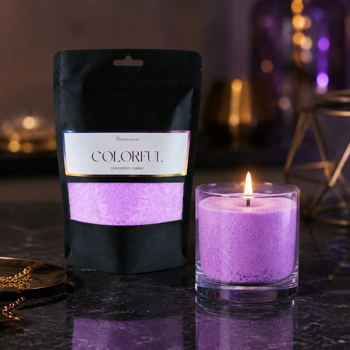 Candledust Nachfüllset Helllila – luxuriöse Abendatmosphäre