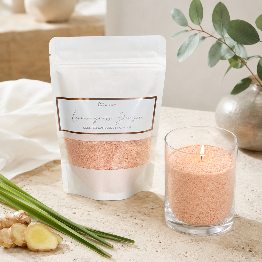 Candledust Lemongrass Ginger Nachfüllset – helle Spa-Atmosphäre