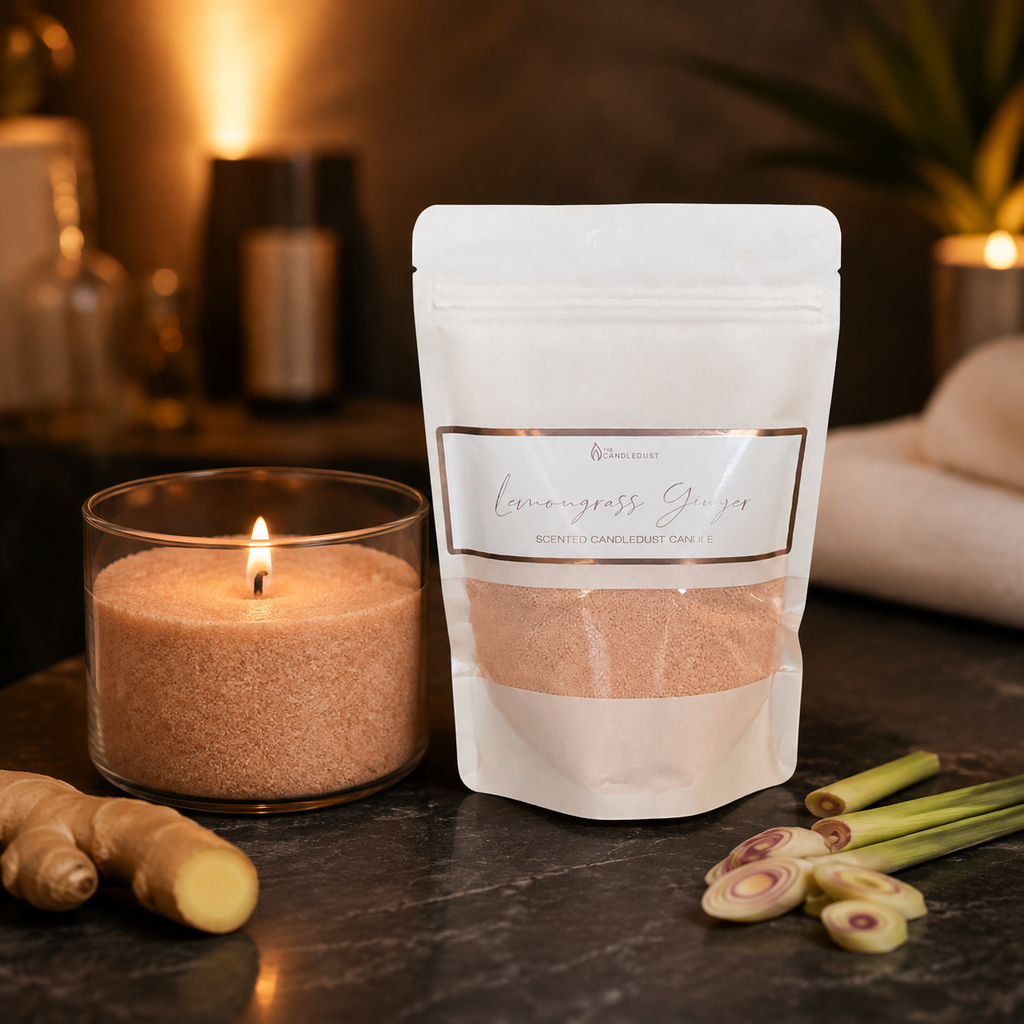 Candledust Lemongrass Ginger Nachfüllset – elegante Abendatmosphäre