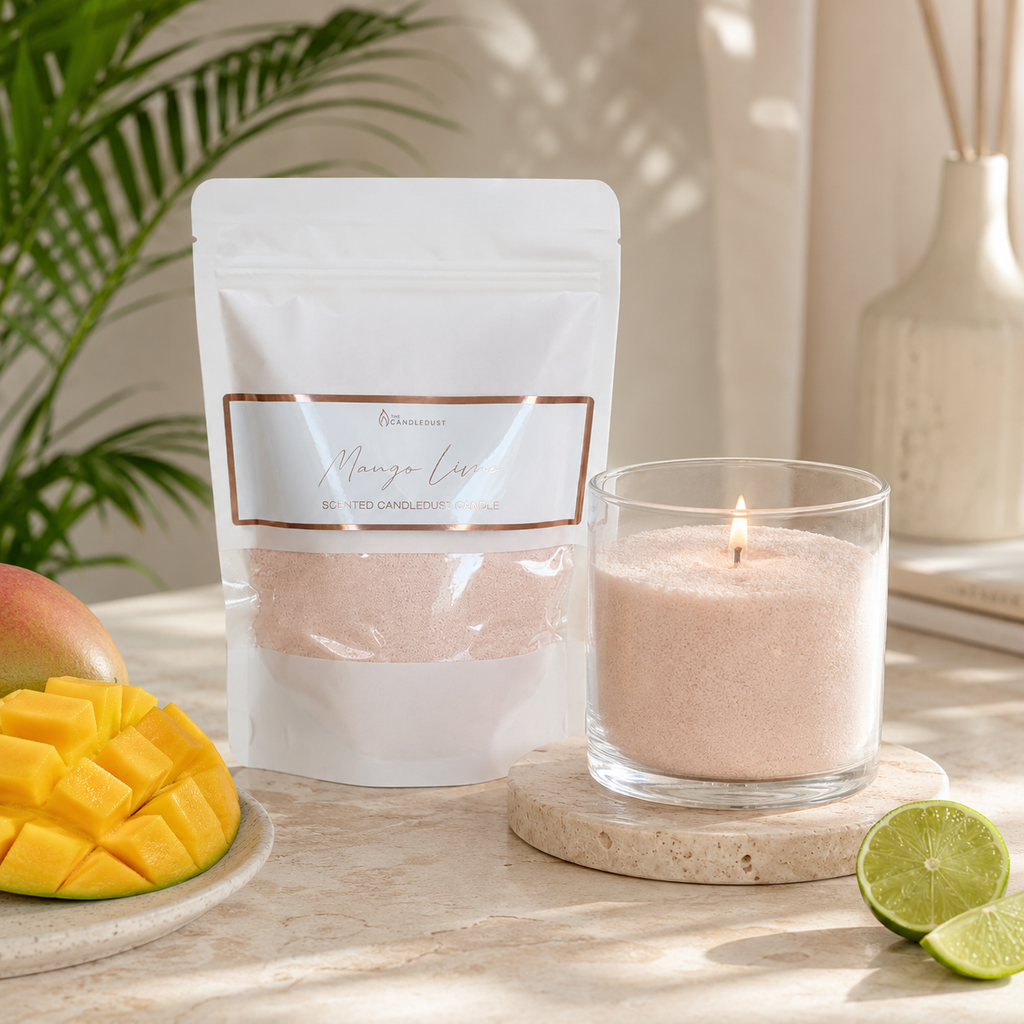 Candledust Mango Lime Nachfüllset – elegante helle Wohnatmosphäre