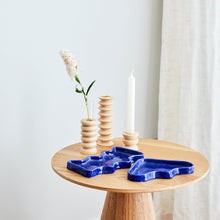 Keramik-Ablageschale Wave – Rechteckig Blau – Originalansicht 2