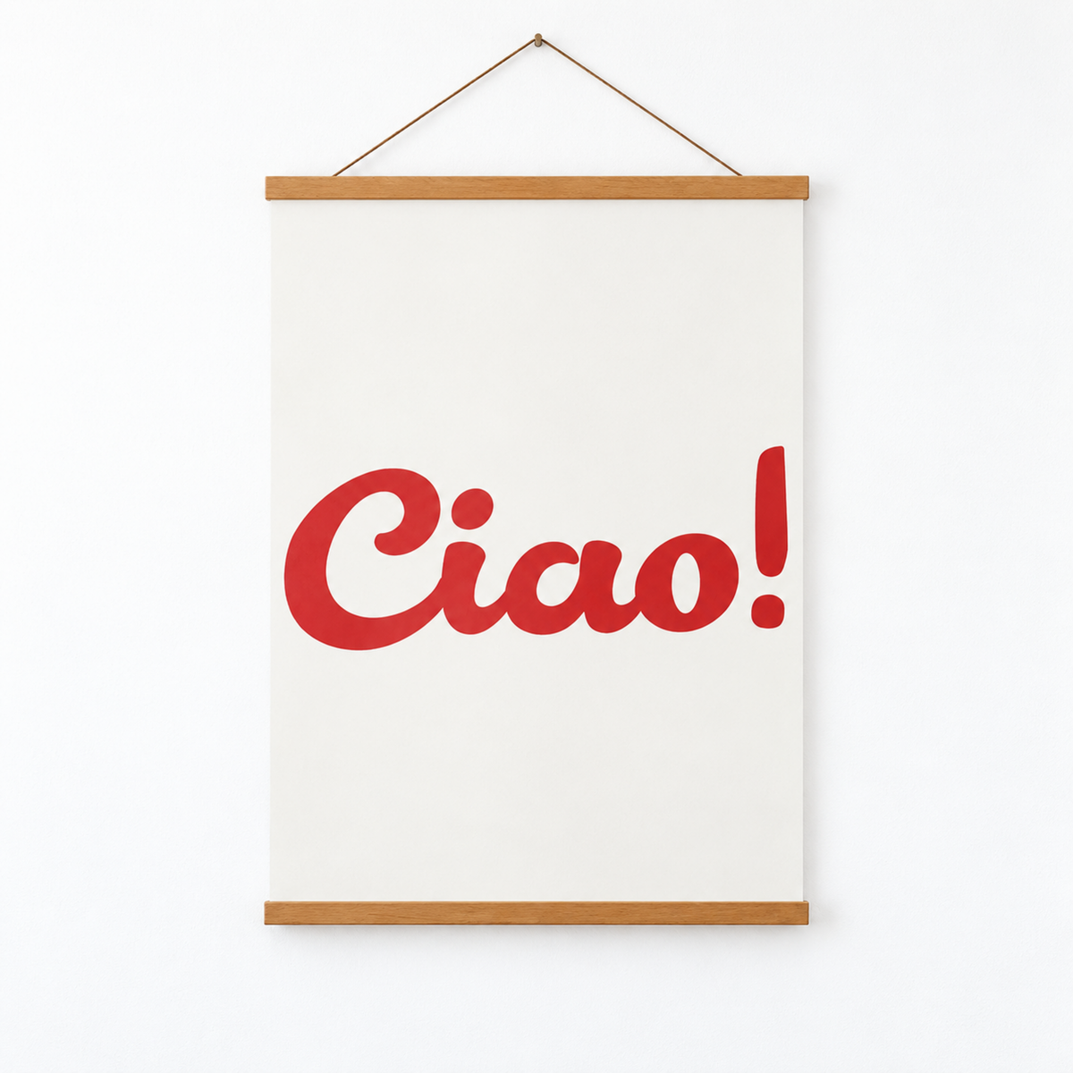 Italienisches Poster Ciao – Premium Produktbild