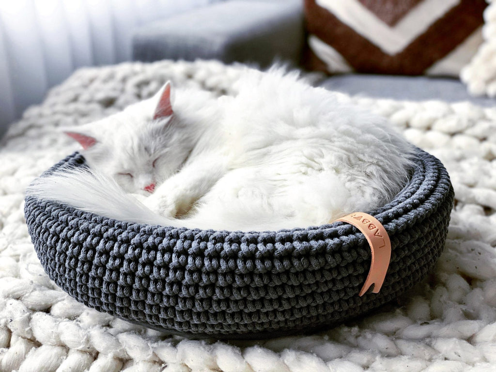 Coco Tierbett für Hund und Katze in Anthrazit
