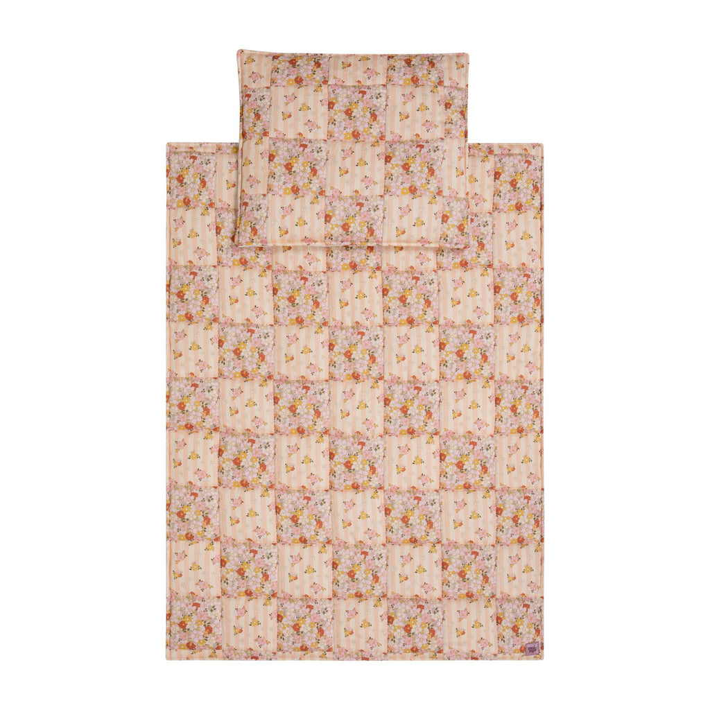 Patchworkdecke mit Kissen Spring Garden, Klein – Ansicht 5 | Elena Home Living