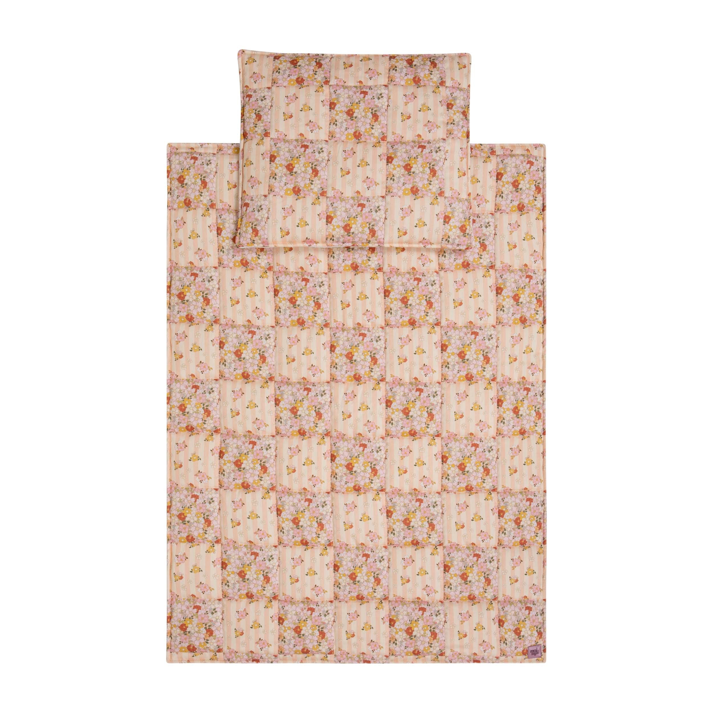 Patchworkdecke mit Kissen Spring Garden, Klein – Ansicht 5 | Elena Home Living